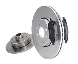 Image Brake pads and disc kit