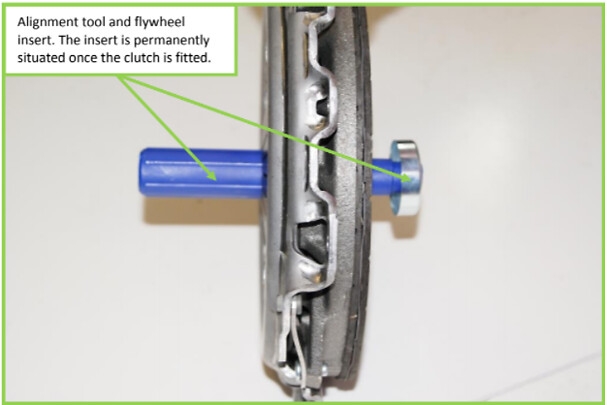 Clutch alignment tool in the box